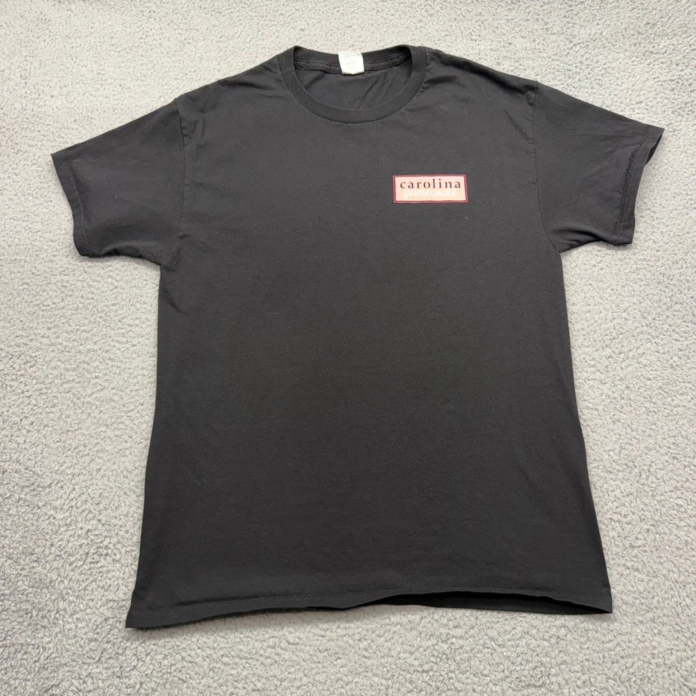 Hanes South Carolina Gamecocks Size Medium Black‎ T-Shirt Floral SC Graphic Tee
